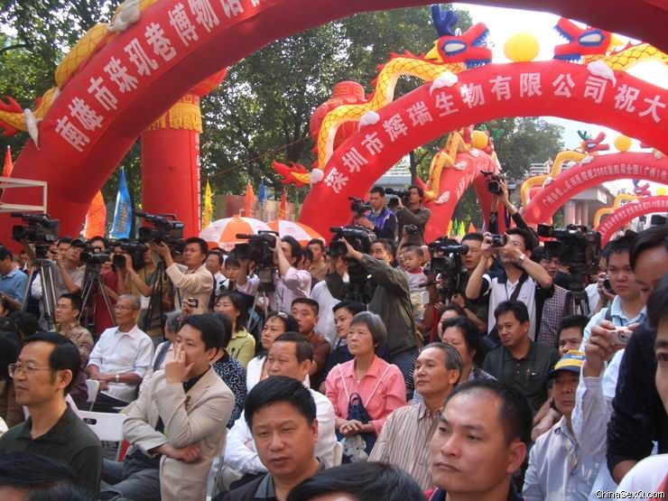 严阵以待的媒体记者