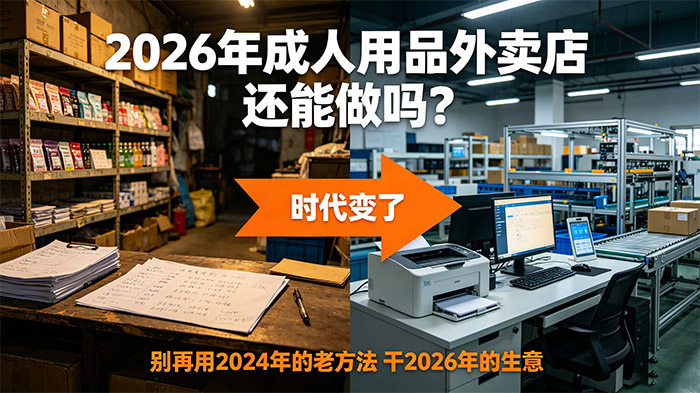 2026年开成人用品外卖店,跟两年前有什么不一样 2026年开成人用品外卖店,跟两年前有什么不一样