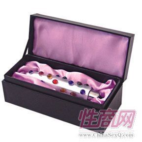 百乐女用震动水晶棒G点调情6