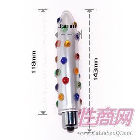 百乐女用震动水晶棒G点调情1