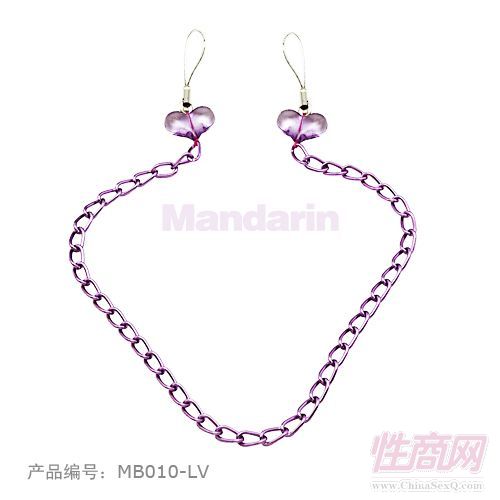 情趣乳夹唇夹套装MB007-RD|红色黑色|心型5