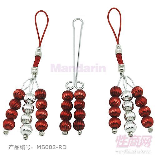 情趣乳夹|唇夹|串珠套装银色|黑色|紫色MB022-CL7