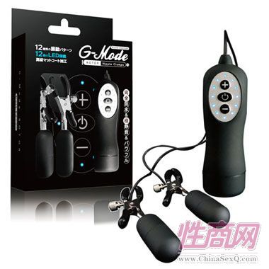 G-Mode ROTOR Nipple Clamps BlackEdition-Ů 