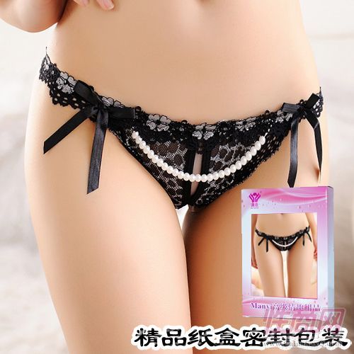 情趣内衣珍珠内裤_女士透明珍珠内衣内裤