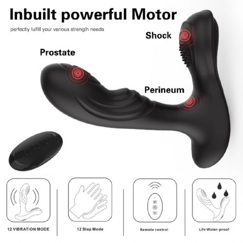 男性前列腺按摩器男女用后庭器具无线遥控后庭肛塞震动棒