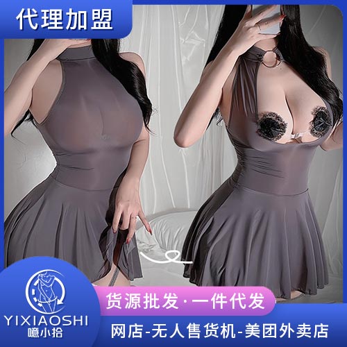 挂脖式两穿连衣裙 挂脖式两穿连衣裙