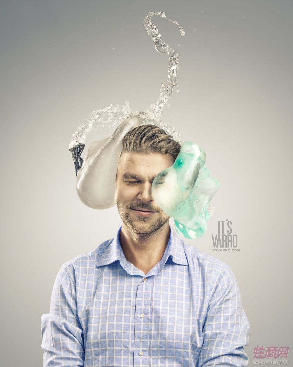 组图:摄影师拍摄爆笑的安全套挑战肖像图片6