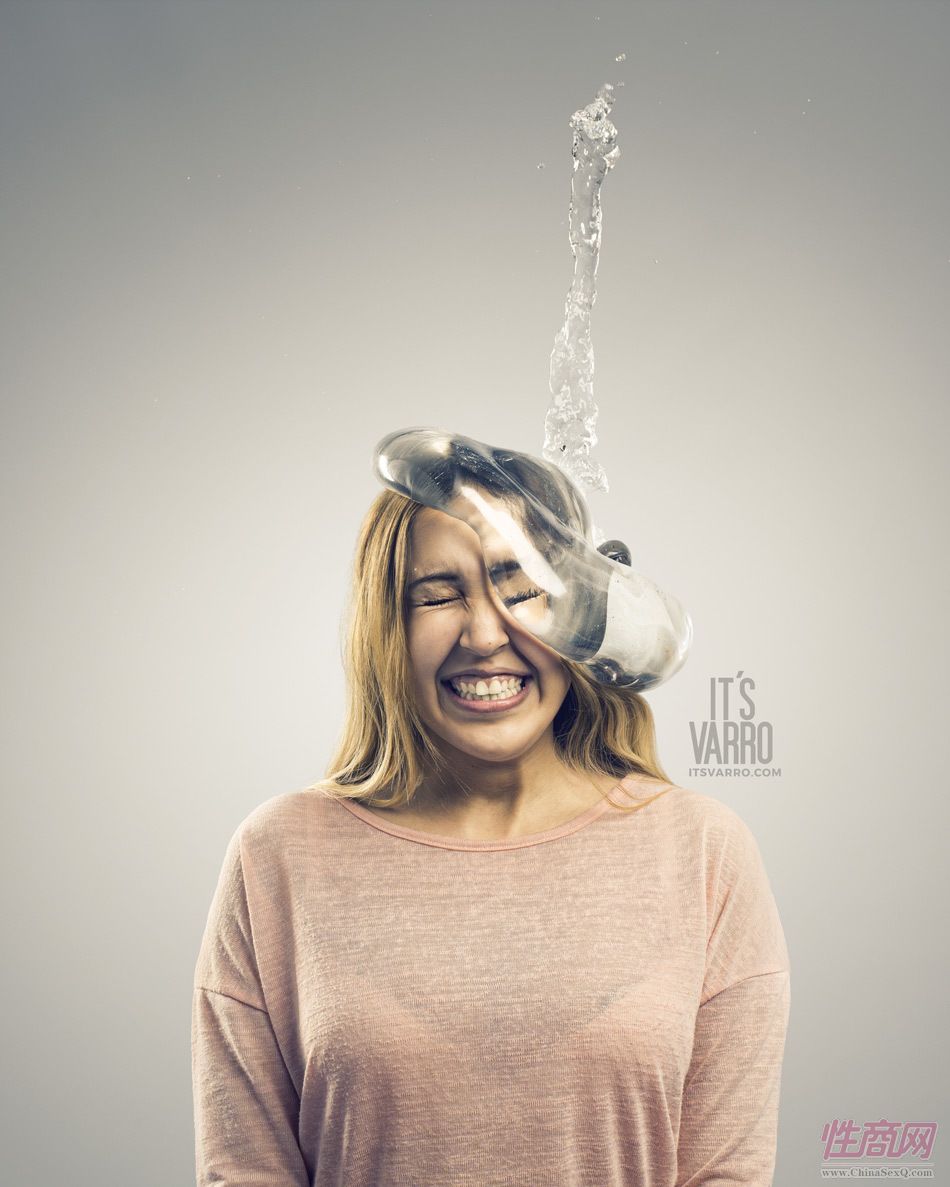 组图:摄影师拍摄爆笑的安全套挑战肖像图片10