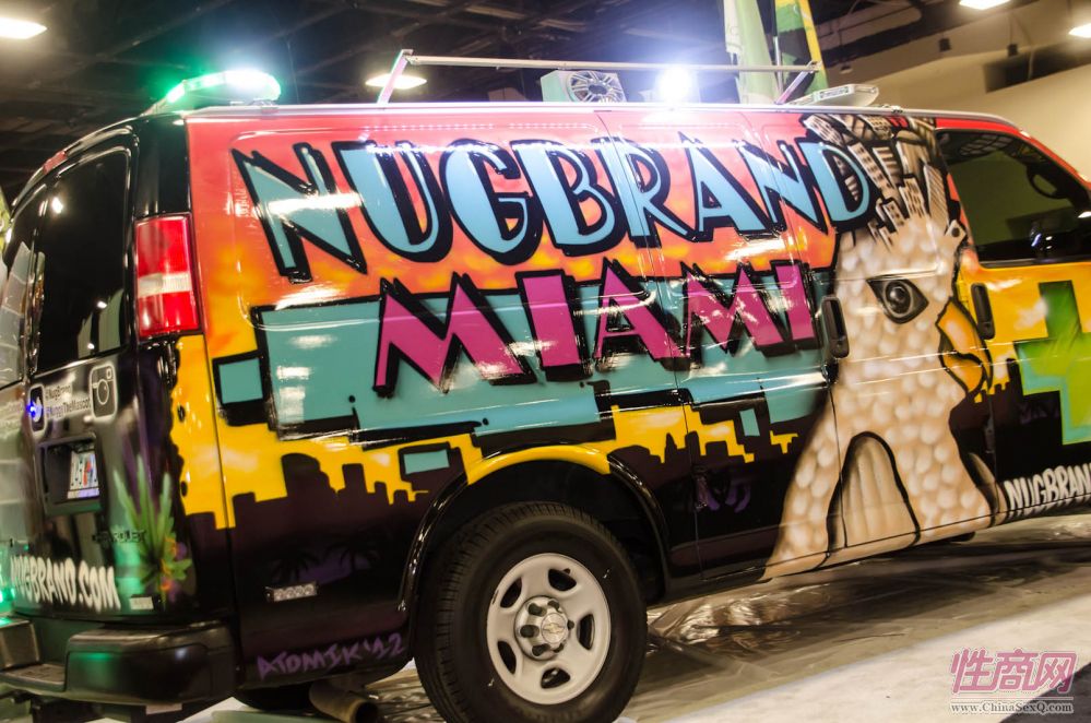 2013美国劳德代尔成人展eXXXotica香车美女图片12