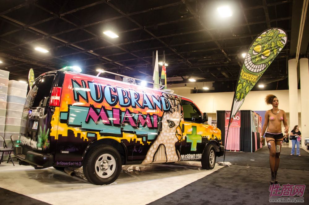 2013美国劳德代尔成人展eXXXotica香车美女图片24