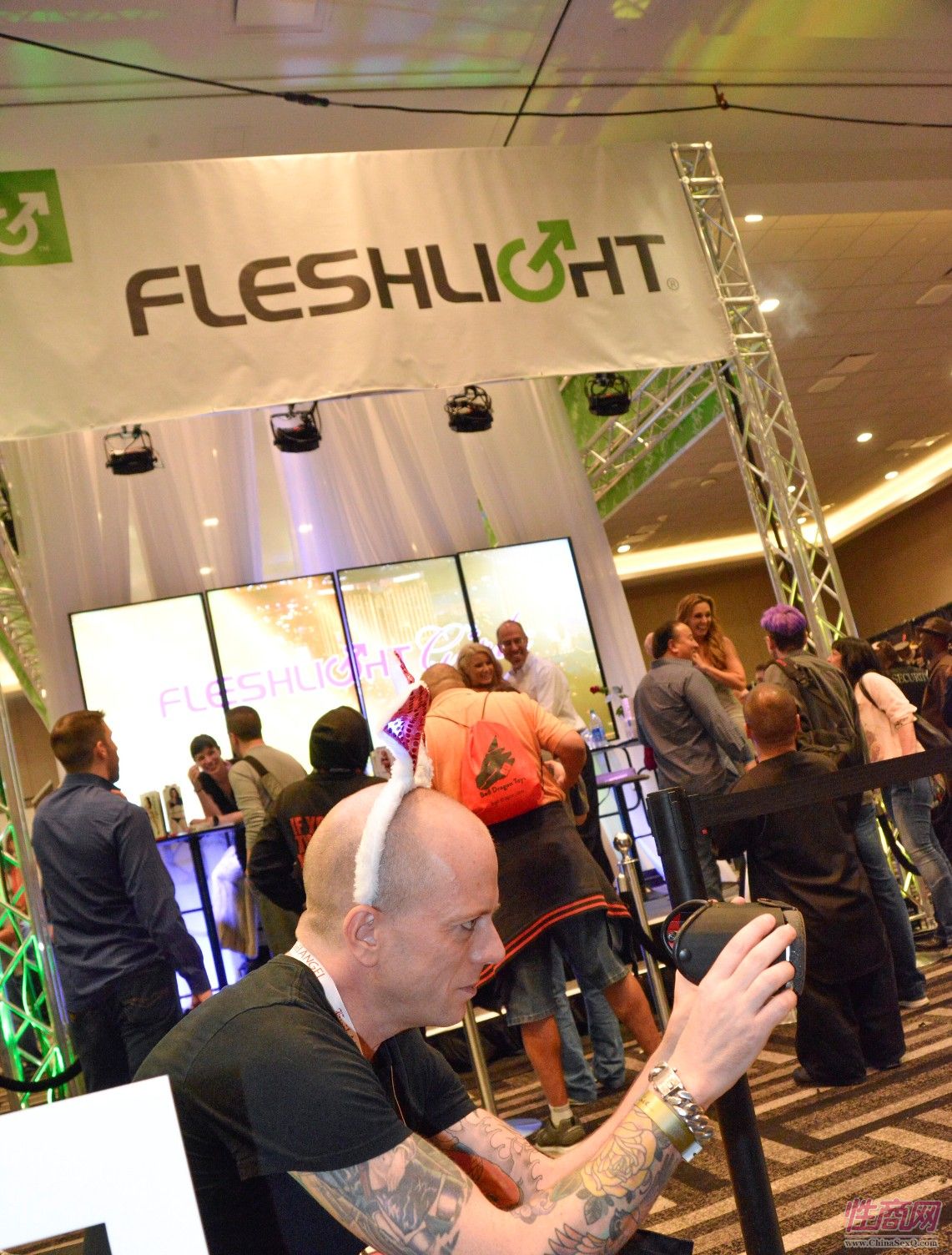 2017美国拉斯维加斯成人展虚拟现实VR游乐厅图片12