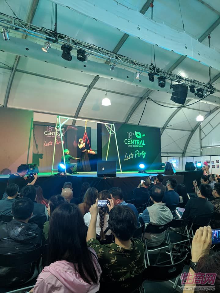 日本大师玩家表演绳缚术