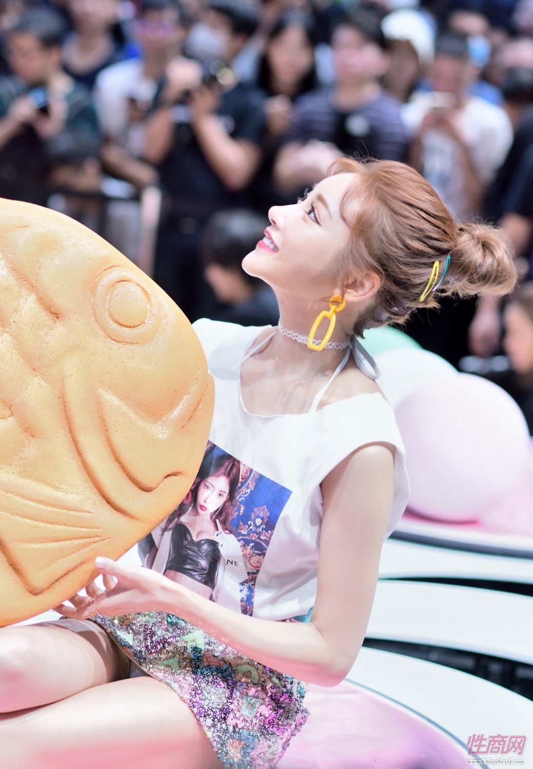 日本著名女优桥本有菜亮相台北成人博览图片56