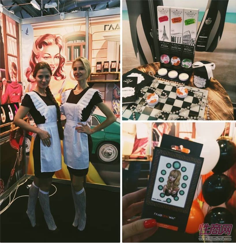 来自全球的商家参加俄罗斯成人展,有很多中国展商图片30