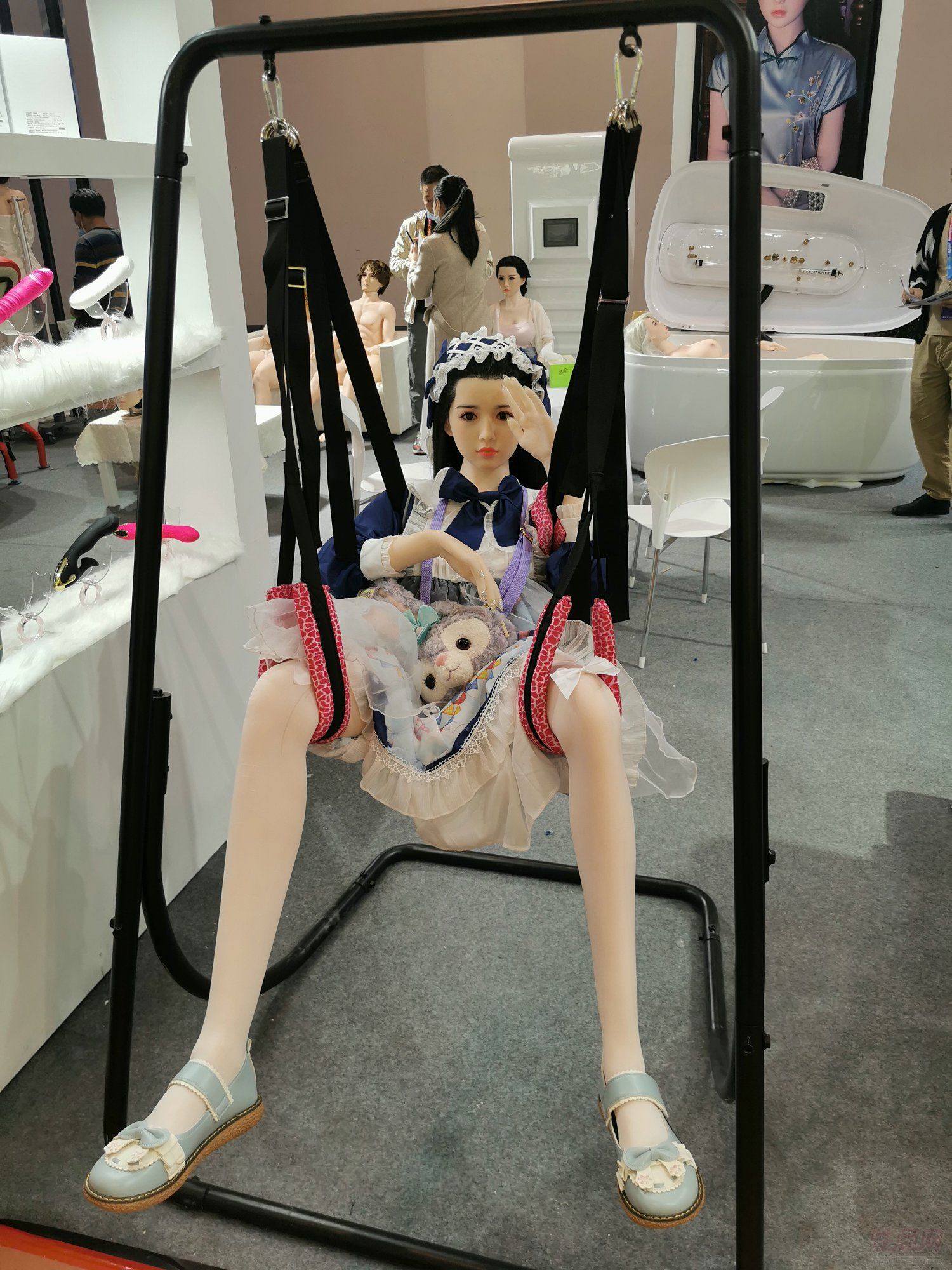 展会上各家品牌娃娃争奇斗艳 (14)